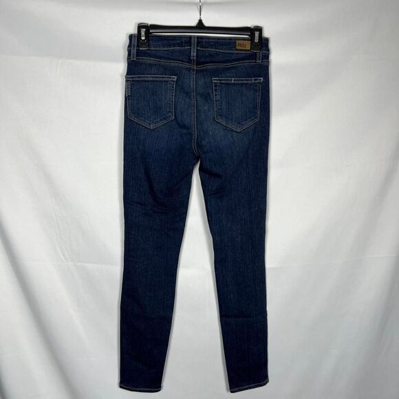PAIGE Premium Denim Dark Wash Ankle Skinny Jeans (Size 26) - Picture 4 of 8